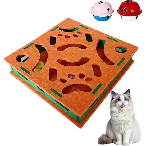 Griffoir pour Chat Jouet Labyrinthe Griffes Silencieux avec (1/5)