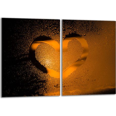 Placa protectora de vidrio para la estufa 2x40x52 Corazón (1/5)