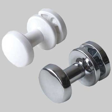 COPPIA Appendiabito dm 30 per scaldasalviette - Cromato