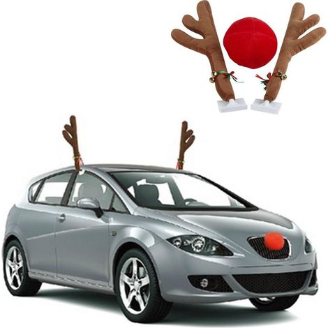 Juego de renos para coche, Rodolfo, Navidad