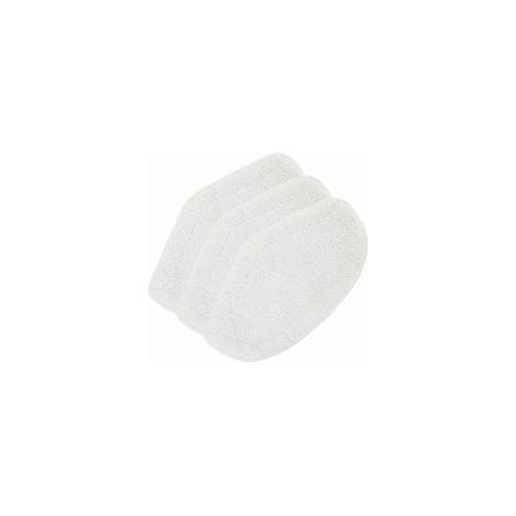 Paquete de 3 almohadillas de repuesto para fregona Polti Vaporetto, compatibles con Vaporetto Smart 40Mop, Smart 35Mop, SV400Hygiene, SV420Frescovapor, SV440Double (1/4)