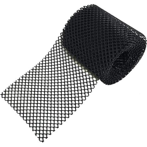 Garde-gouttière en plastique - 18 cm x 8 m - Sans clips de fixation (1/5)