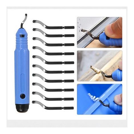 racloir de bordure, racloir d'ébavurage pour le travail du bois et du plastique, racloir de chanfreinage pour aluminium, acier et PVC (1/5)