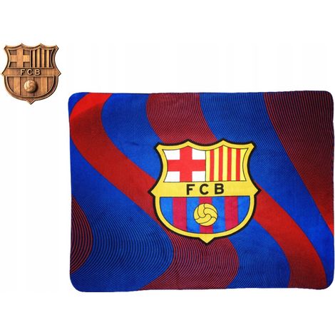 Coperta in pile FC Barcelona 120 x 150 copriletto okrycire barca lewandowski (1/5)