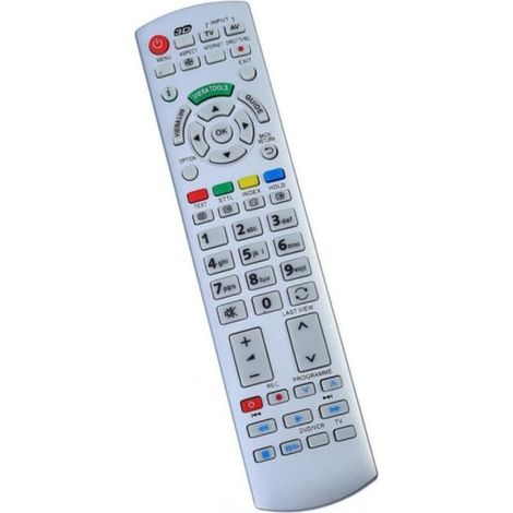 Télécommande universelle TV N2QAYB 3D pour Panasonic, argentée, taille unique (1/3)