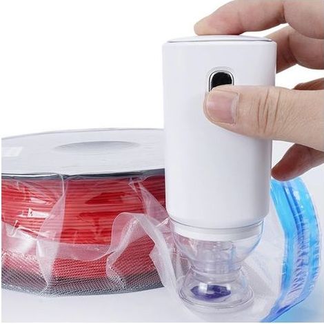 Mini Pompe à Air, Pompe à Sac à Vide Automatique 5 V, Pompe à Main Rechargeable Par USB, Pompe De Compression électrique Portable Scellée Sous Vide Pour Sacs De Rangement Sous Vide De Voyage, Consomma (1/5)
