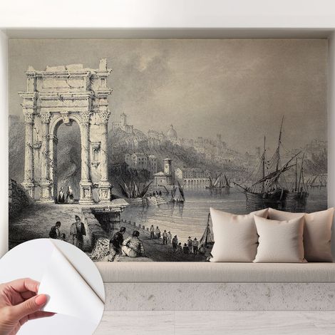 Fotomurale adesivo - parete decorativa - decorazione casa - stile moderno parete - Paesaggio marino 208x146 cm (1/5)