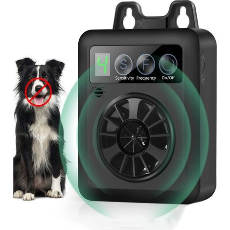 Bouchon Anti-aboiement pour Chien, Dispositif Anti-aboiement avec 4 Modes, étanche, alimenté par USB, Silencieux pour aboiement de Chien pour Petits, Moyens et Grands Chiens (1/5)