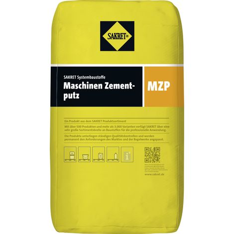 SAKRET Maschinen Zementputz MZP 30 kg Sack Mörtel