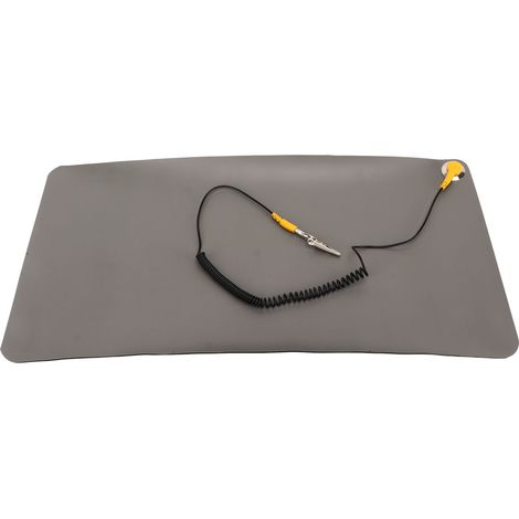 Tapis de table antistatique souple ESD, tapis de table portable antidérapant en caoutchouc à trois couches (avec dragonne) (1/5)