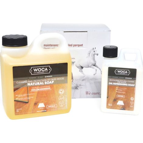 Kit d'entretien parquet huilé - Chêne naturel (1/3)