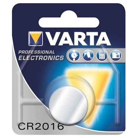 VARTA Piles Bouton CR2016, lot de 10, Power on Demand, Lithium, 3V, emballage sécurisé pour les enfants, pour appareils Smart Ho (1/2)
