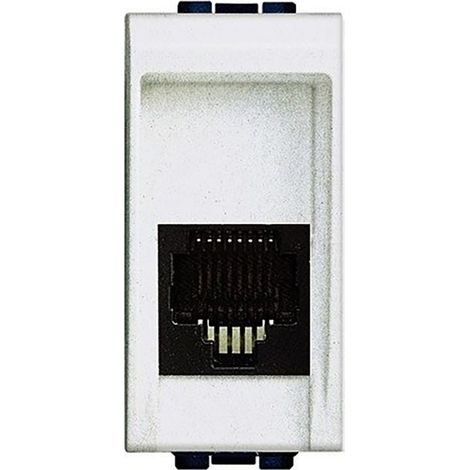 Connettore telefonico RJ12 AMP, serie Living Light  BTIN4262/12