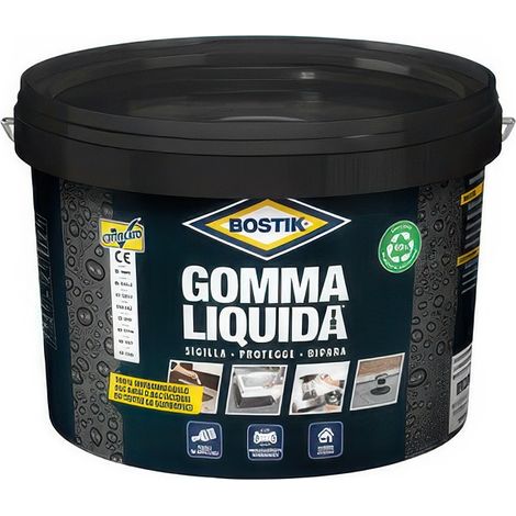 Caoutchouc Liquide Bostik 2,5 Litres Imperm�abilisant pour Int�rieur et Ext�rieur Peignable