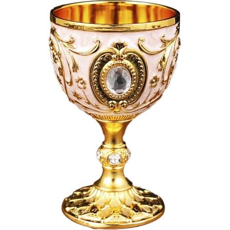 Goblet - Métal Gravé - Style Médiéval Vintage - Décoration de Table et Cadeau - 1 Pièce (1/5)