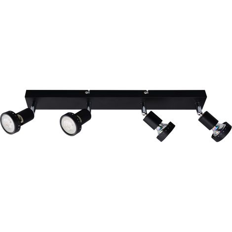 Primaster 4er LED Spot Chicago GU10 46 x 8 cm schwarz (1/2)