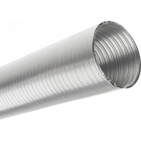 Tubo Aluminio Salida de Gases Extensible y Flexible ø100-200mm - Westaflex  Medidas  Accesorios Fontanería: 200mm - Tamaño: 3 m (1/5)