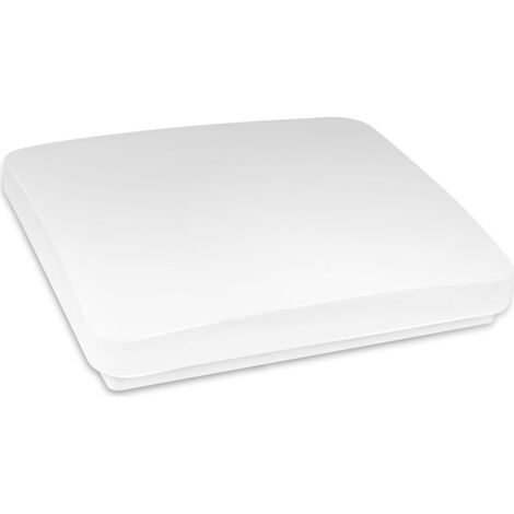 Applique murale LED extra-plate carrée 18w neutre en métal