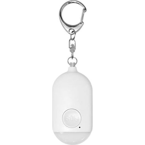 Filiyano-Alarme d'urgence avec protection contre les agressions, traceur GPS, bouton SOS, alarme de sécurité personnelle blanche (1/5)