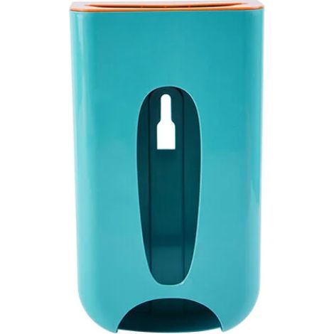 Boîte de rangement murale pour sacs poubelle, extraction facile, vert, 14 x 7 x 25 cm – DELKEVIC