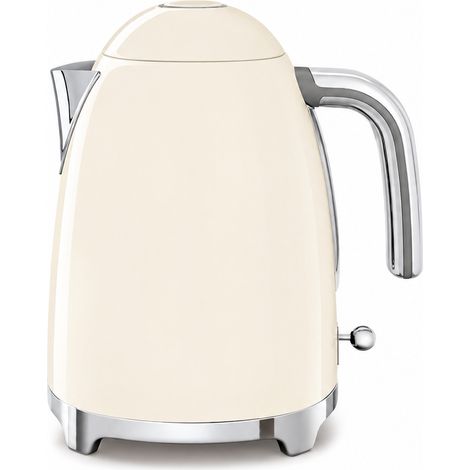 Bouilloire électrique rétro blanc crème en acier inoxydable avec maintien au chaud blanc réf 6468 35 × 42 × 25 cm 3 kg – Livraison gratuite