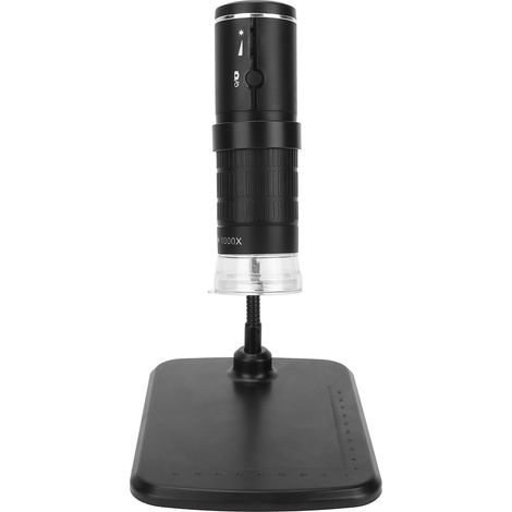 Microscope numérique sans fil portable 50x-1000x avec caméra mini-microscope flexible Wi-Fi (1/5)