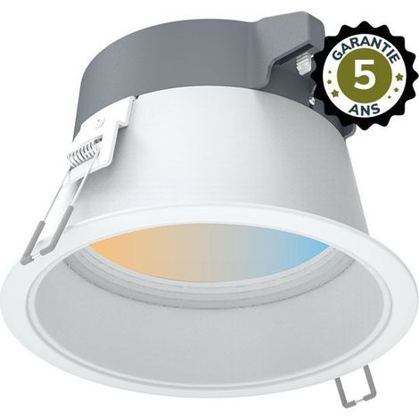 Luz empotrada LED Blanco redonda Baja luminancia CCT 20W Ø175 mm – Garantía 5 años Miidex Lighting® (1/3)