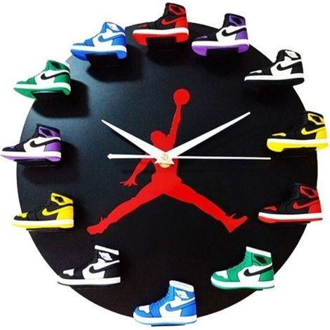 30 cm AJ1-12 Wanduhr-Zifferblatt für Wohnzimmer, Schlafzimmer, Büro, Café, Bar (Weißer Hintergrund)