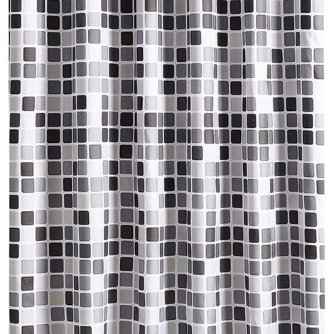 Filiyano-Rideau de douche 200 x 220 cm (L x H) imperméable, anti-moisissures et antibactérien (1/5)