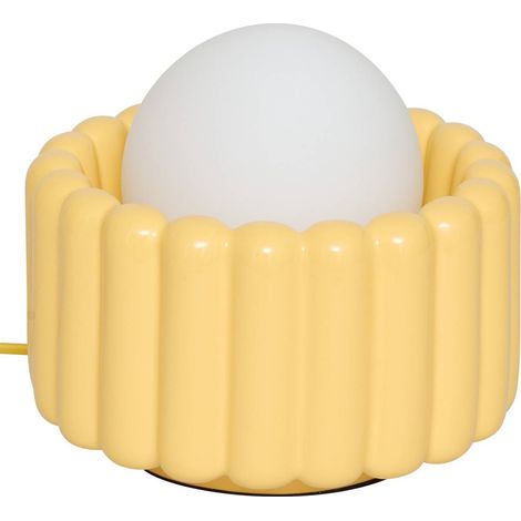 Applique Lotta D23cm jaune - Atmosphera créateur d'intérieur (1/4)