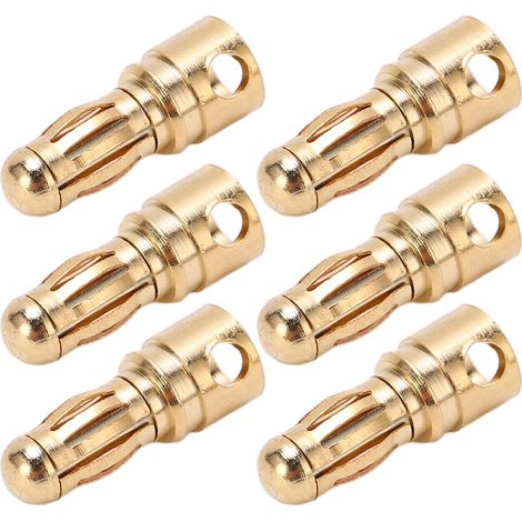 10 hochpräzise CNC-gefräste Bananenstecker, Audio-Steckverbinder mit exzellenter Leitfähigkeit, zuverlässiges DIY-Kit (1/5)