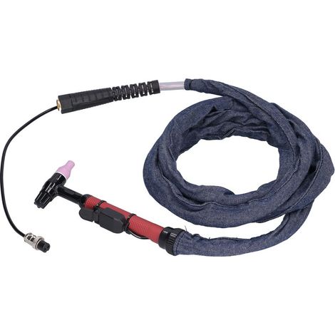 Torche de Soudage TIG Flexible avec Tête Intégrée et Câble M16 QQ150 3,7m