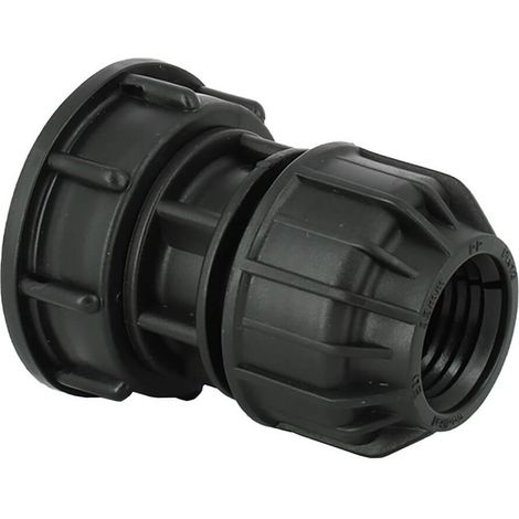 Multicuves – Raccord cuve eau S60X6 – Raccord compression Ø 32 mm – Entrée taraudée femelle – Pour cuves 1000 litres (1/5)