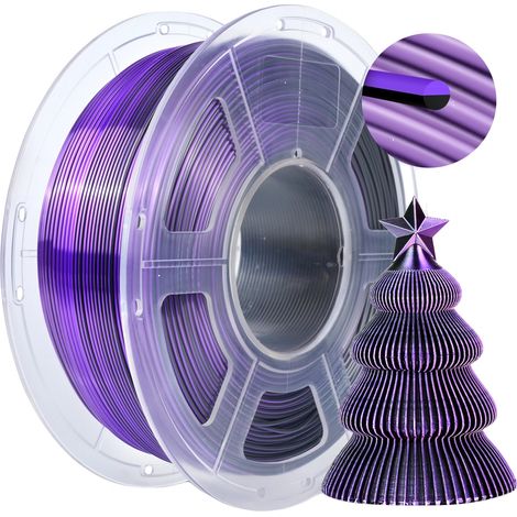 Filament d'imprimante 3D, PLA+ SOIE, sans bulles, SKDC-BK PP (1/2)