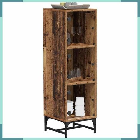 Buffet - 883537 - Bois ancien - 3 portes - Grand espace de stockage (1/5)
