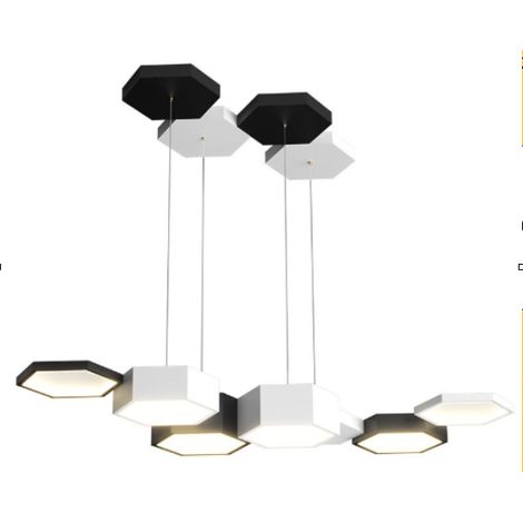 Lampada a sospensione moderna Hex - 133 cm 60W LED + telecomando