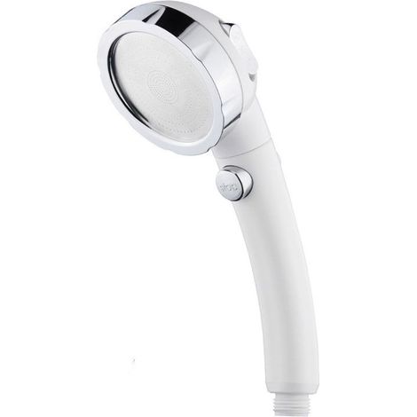 Pommeau de Douche, Pommeau Douche Economiseur D'eau avec Tuyau 1.5M Douchette Douche Aalle de Bain Economie d'Eau Haute Pression en Acier Inoxydable 304 Installation et Nettoyage Faciles (1/5)