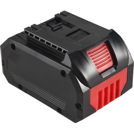 Boîtier de batterie en plastique BAT618 pouvant contenir 10 batteries Li-Ion 21700. Circuit imprimé pour Bosch 18V BAT610 BAT609G (noir). (1/5)