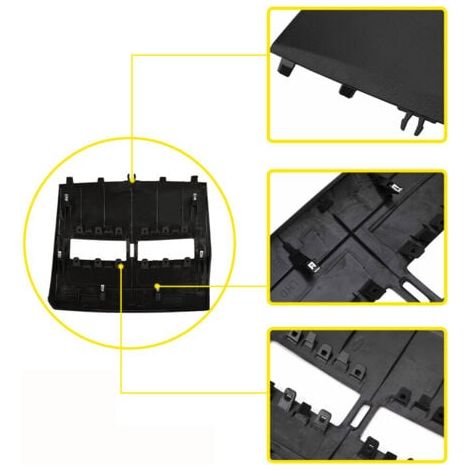 Per cruscotto Nissan Versa (2007–2012), finitura della bocchetta di ventilazione centrale superiore (1/3)