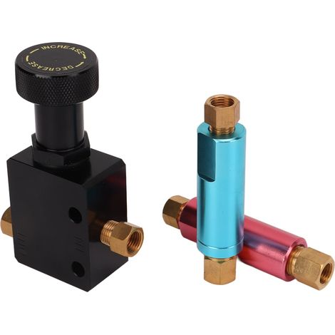 Valve de répartition de freinage en ligne réglable avec kit de valve résiduelle 2 lb/10 lb 260‑8419 Accessoires universels (1/5)