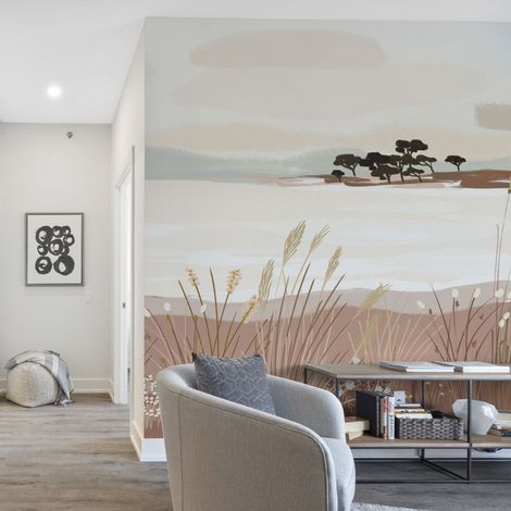Papier peint panoramique Les îles du Golfe, Terracotta 150 x 250cm (1/5)