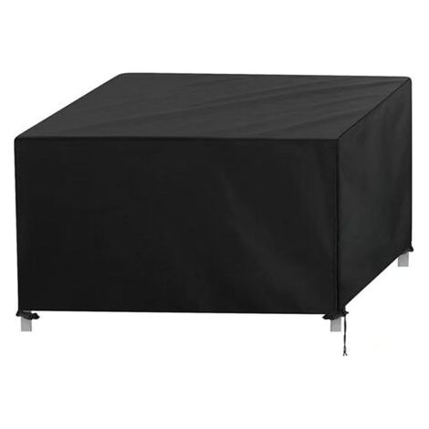 Housse de Jardin Table, Bache Protection Table Imperméable, Salon de Jardin Exterieur Rectangulaire,126 x 126 x 74cm (1/5)