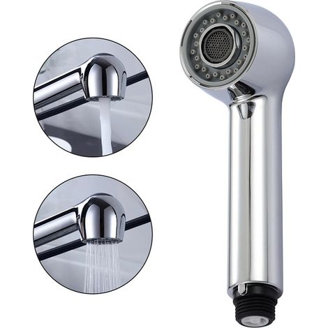 DETBOM Douchette de Robinet Chromé Douche d'Evier avec 2 Types de Jet Tête de Douche pour Robinet Mitigeur Cuisine (1/5)