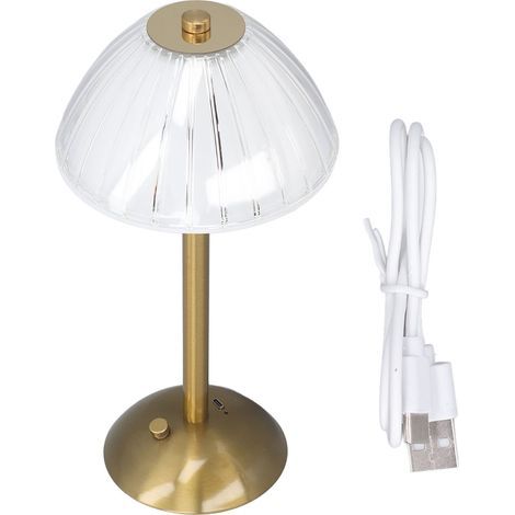 Wireless bedside lamp, 3 colors, adjustable, retro, rechargeable, decorative, for bedside table, bedroom (1/5)