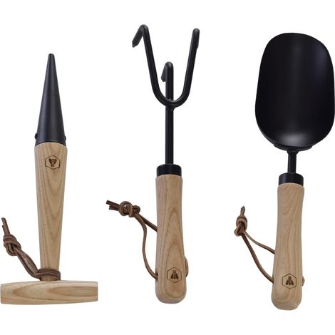 SET DA GIARDINAGGIO 3PZ PALETTA FORATERRA ESTIRPATORE LAGUIOLE IDEA REGALO
