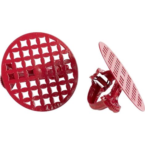 Lot de 2 Embrasses de Rideau "Rondoline" 7cm Rouge (1/4)