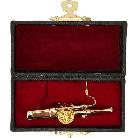 Miniatur-Metallfagott mit realistischen Details – Dekoratives Modell für Regal oder Vitrine (1/5)