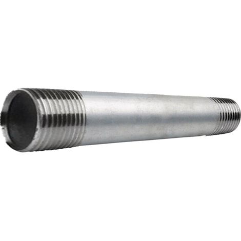 Boquilla para tubería de 3/4" pulgadas, 40 cm, galvanizada
