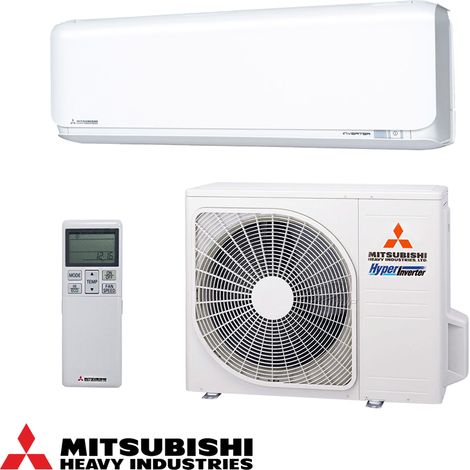 Mitsubishi Heavy Industries SRK25ZSX-WF + SRC25ZSX-W Inverter-Klimaanlage – 9,000 BTU, Wi-Fi, A+++ (1/3)