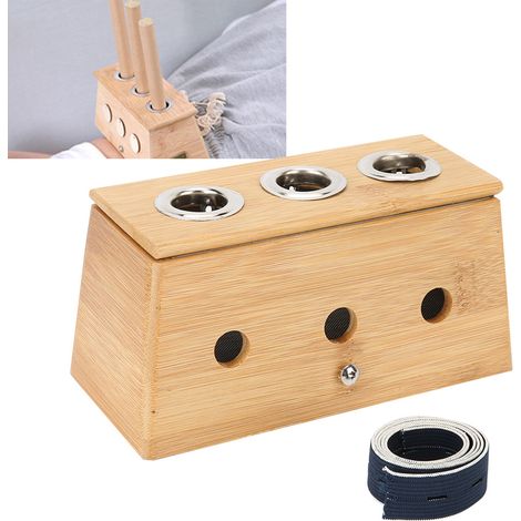 Moxibustionsbox mit 3 Löchern für Wärmetherapie – Moxa-Akupunkturbehandlung (1/5)